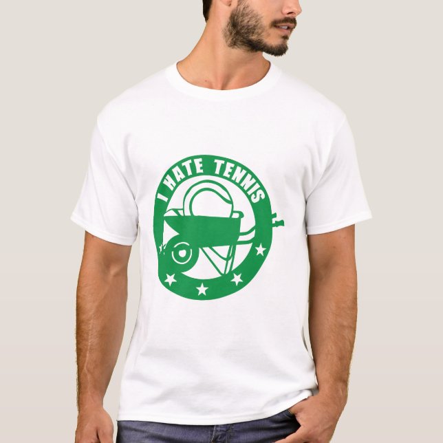 Camiseta i hate tennis brouette logo 6 (Frente)