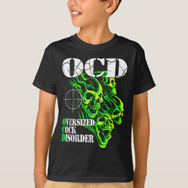 Camiseta I Have Ocd Oversized Disorder  (Frente)