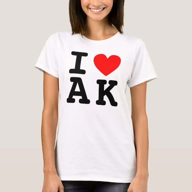 Camiseta I Heart AK Shirt (Frente)