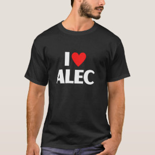 Camiseta I Heart Alec Melhor Nome I Heart Alec