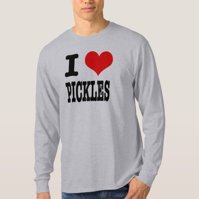 CAMISETA I HEART (AMOR) PICKLES (Frente)