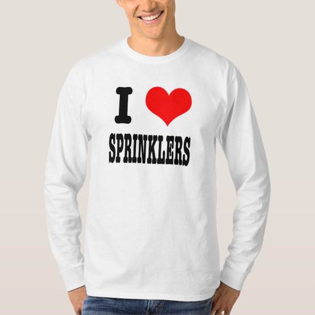 Camiseta I HEART (AMOR) Sprinklers (Frente)