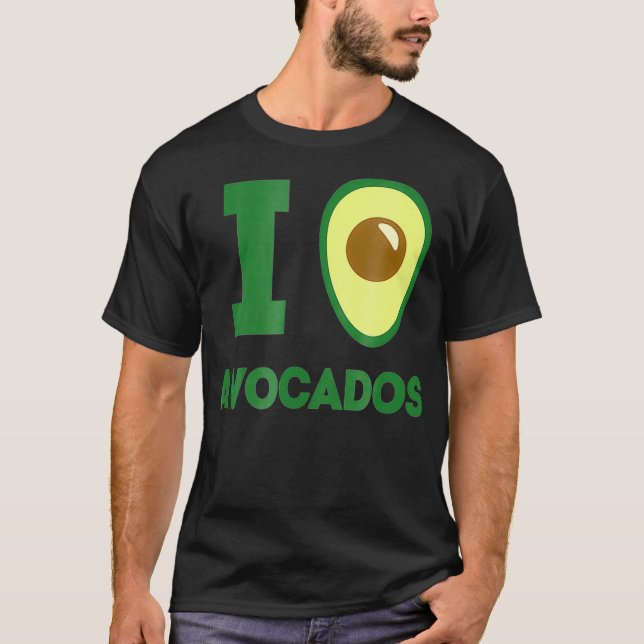 Camiseta I Heart Avocados   I Love Avocados  Keto Diet s  (Frente)