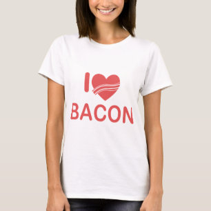 Camiseta I Heart Bacon