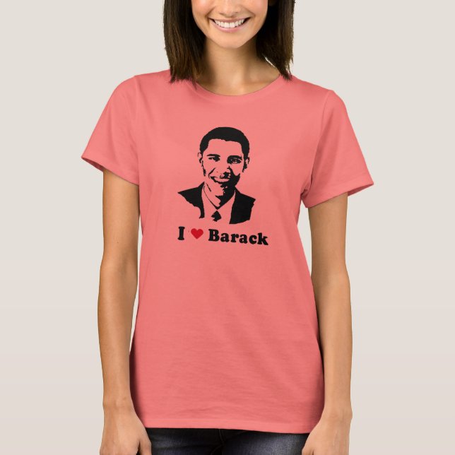 Camiseta I Heart Barack T-shirt (Frente)