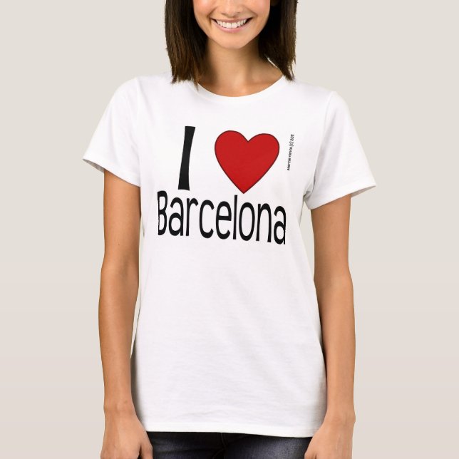 Camiseta I Heart Barcelona Shirt (Frente)