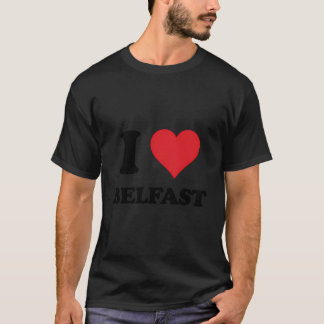 Camiseta I Heart Belfast Love Uk