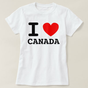Camiseta I Heart Canada Shirt