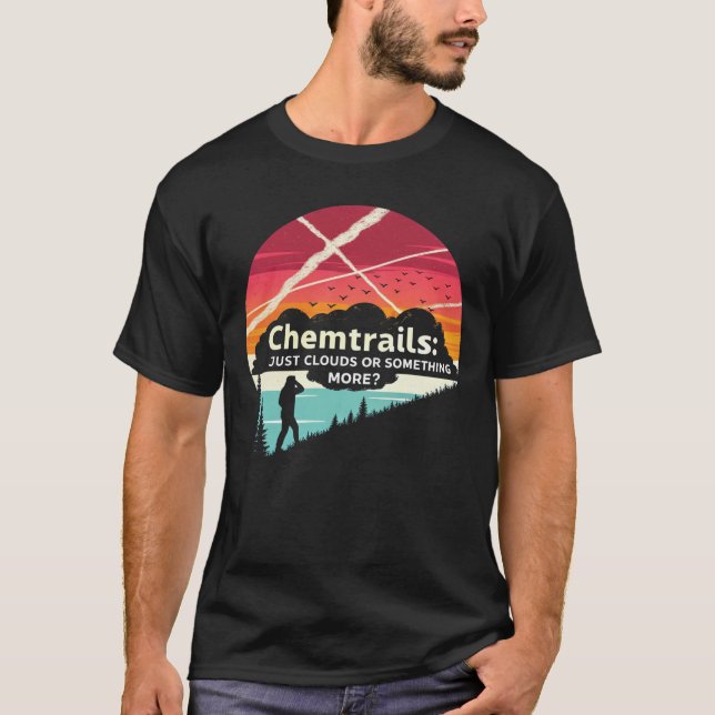 Camiseta I Heart Chemtrails T-Shirt: Conspiração Engraçada (Frente)