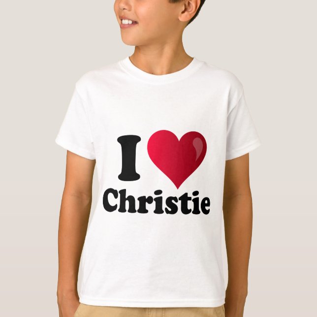 Camiseta I Heart Chris Christie (Frente)