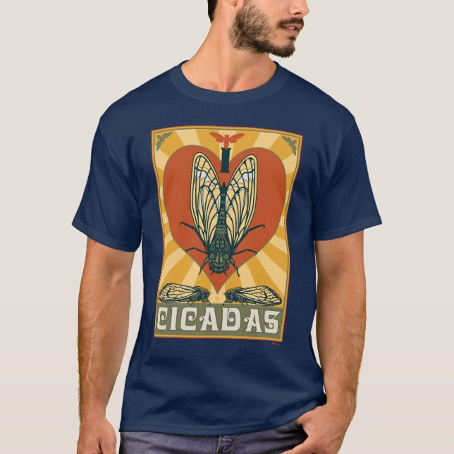 Camiseta I Heart Cicadas (Frente)