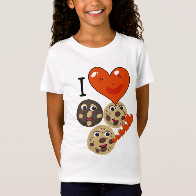 Camiseta I Heart Cookies (Frente)