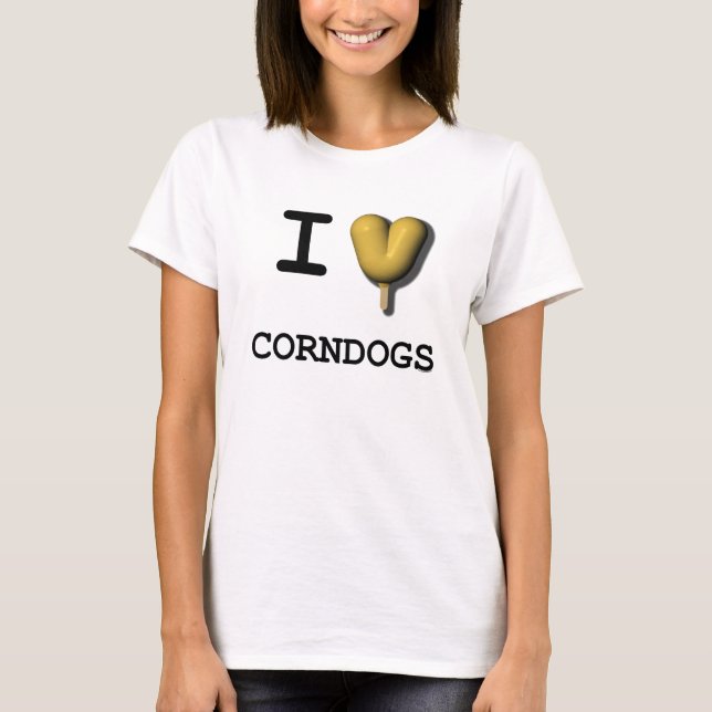 Camiseta I Heart Corndog (Frente)