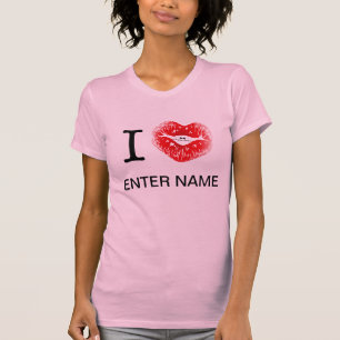 CAMISETA I_HEART___, DÃO ENTRADA COM O NOME