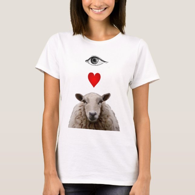 Camiseta I Heart Ewe (Frente)