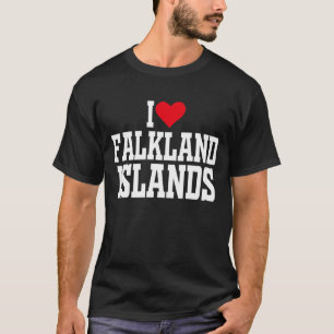Camiseta I Heart Falkland Islands I love Falkland Islands