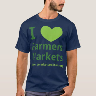 Camiseta I heart Farmers Markets 