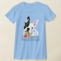 I Heart French Bulldog T-shirt