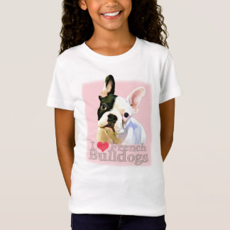 Camiseta I Heart French Bulldog T-Shirt