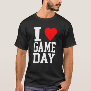Camiseta I Heart Game Day Love of Football