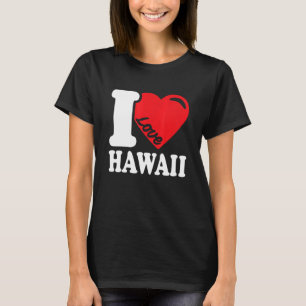 Camiseta I Heart Hawaii Beauful Hawaii Aloha I Love Hawa
