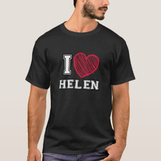 Camiseta I Heart Helen First Name I Love Helen Personalised