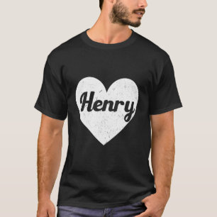 Camiseta I Heart Henry - Primeiros Nomes E Corações Que Amo