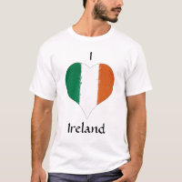 I Heart Ireland Irish Tricolor Flag