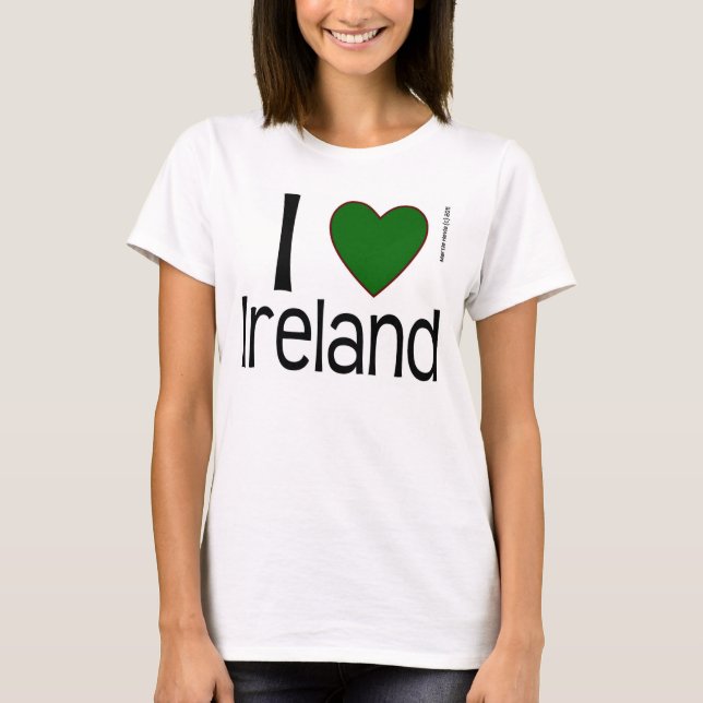 Camiseta I Heart Ireland Shirt (Frente)
