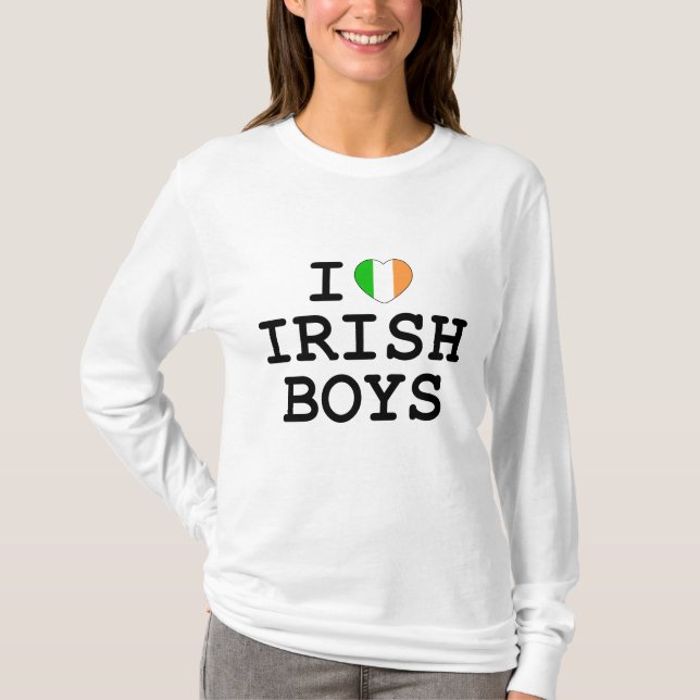 Camiseta I Heart Irish Boys (Frente)