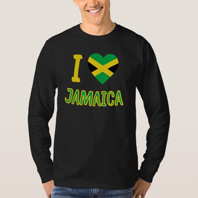 Camiseta I Heart Jamaica (Frente)