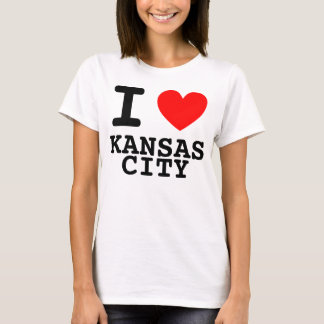 Camiseta I Heart Kansas City Shirt