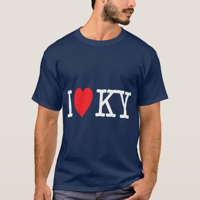 Camiseta I Heart KY Kentucky (Frente)