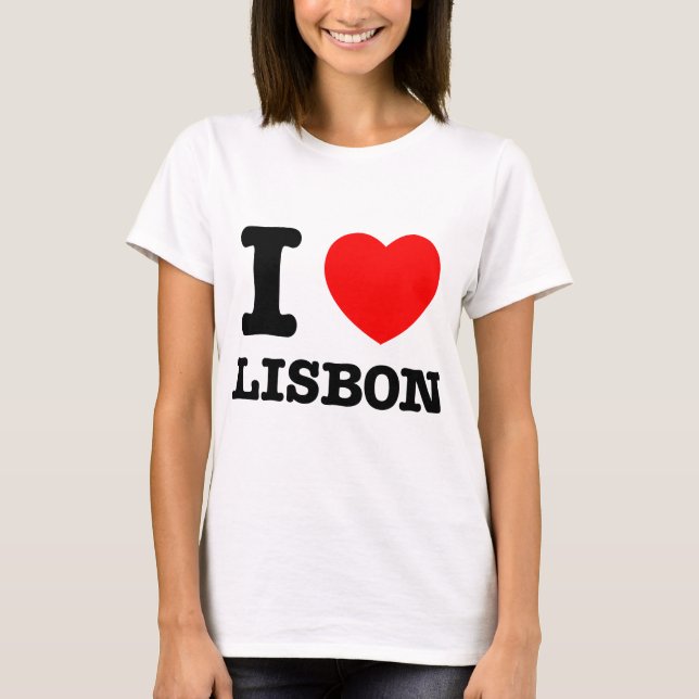 Camiseta I Heart Lisbon (Frente)