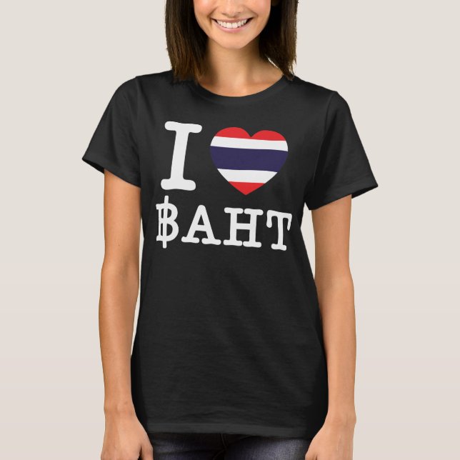 Camiseta I Heart (Love) Baht (Frente)