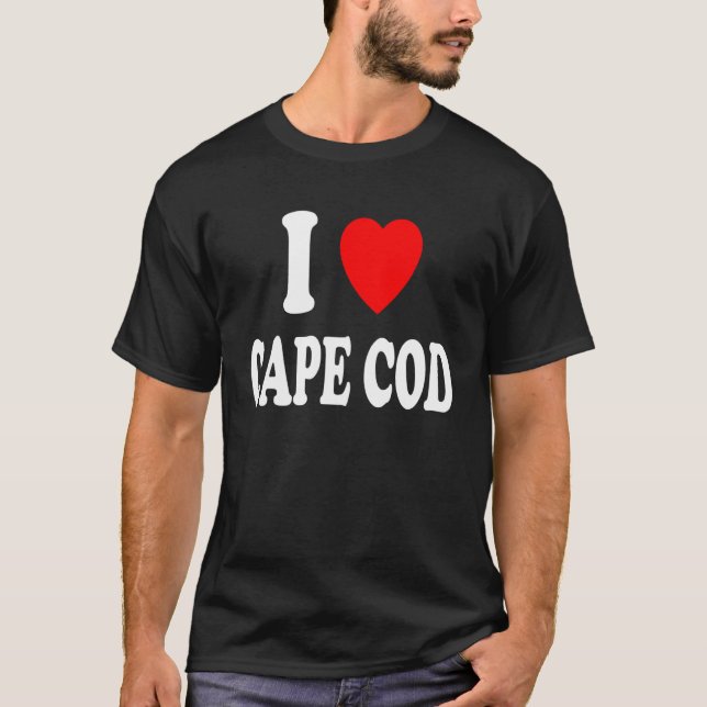 Camiseta I Heart Love Cape Cod Travel Tourism Vacation (Frente)