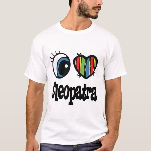 Camiseta I Heart (Love) Cleopatra (Frente)