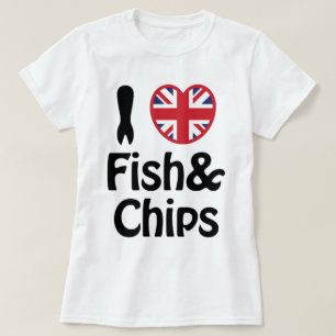 Camiseta I Heart [Love] Fish & Chips