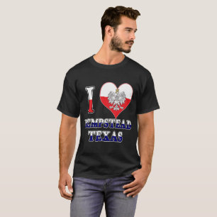 Camiseta I Heart Love Hempstead Texas