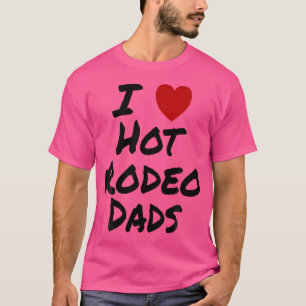 Camiseta I Heart (Love) Hot Rodeo Pais Cowboy Racing