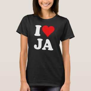 Camiseta I Heart Love Ja 1
