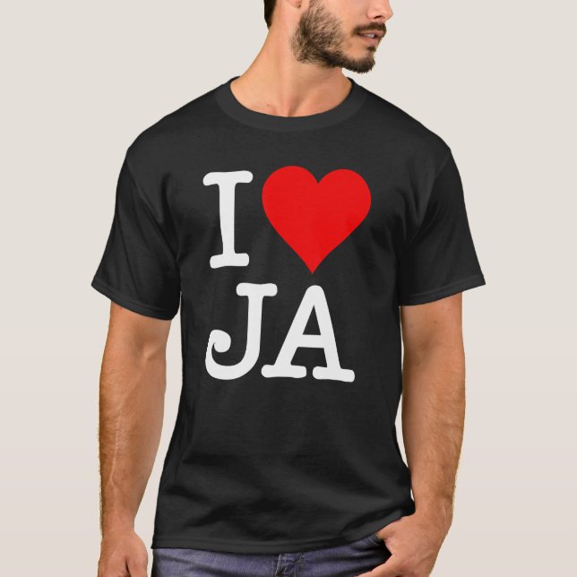 Camiseta I Heart Love Ja 2 (Frente)