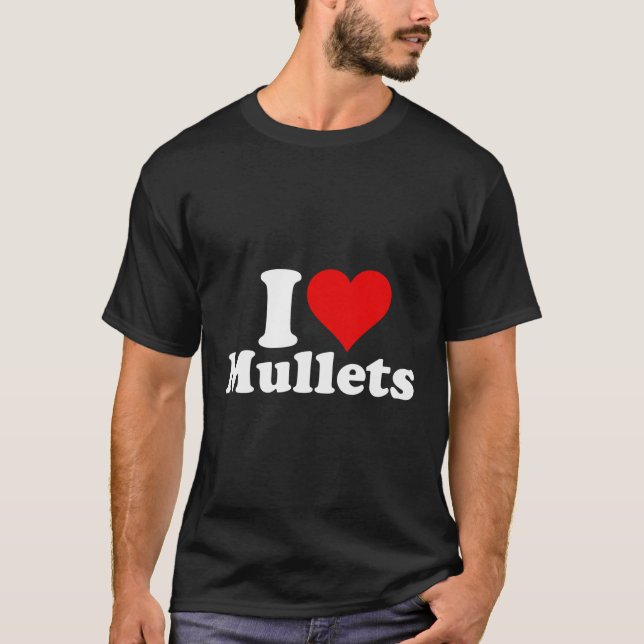 Camiseta I Heart Love Mullets (Frente)