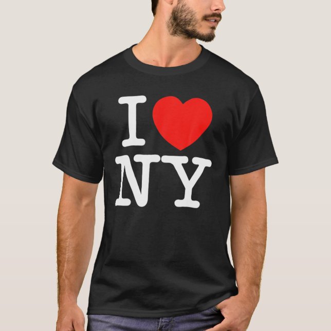 Camiseta I.Heart.Love.NY New York City NYC Classic Font (Frente)