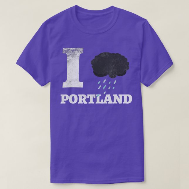 Camiseta I Heart  Love Portland Oregon Pride Funny T   USA  (Frente do Design)