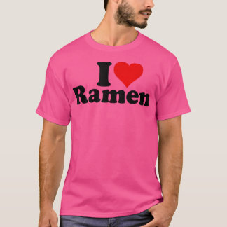 Camiseta I Heart Love Ramen Japonês Noodles 432