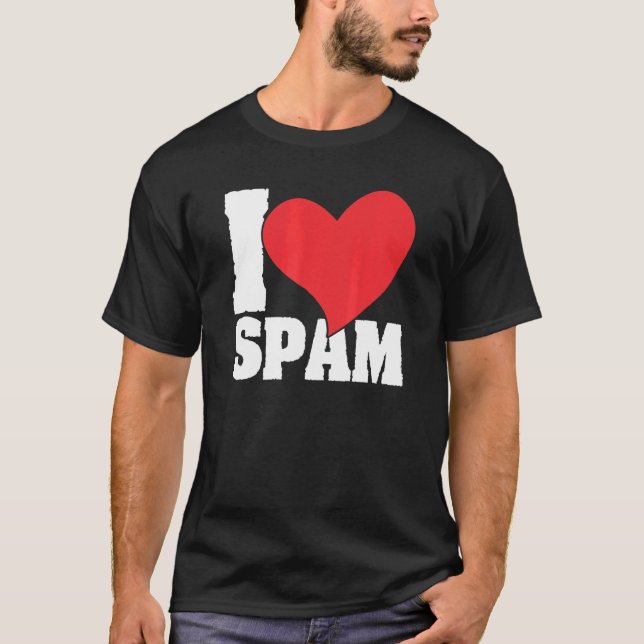 Camiseta I Heart Love Spam Canning Cooky Pork Comida Spam (Frente)