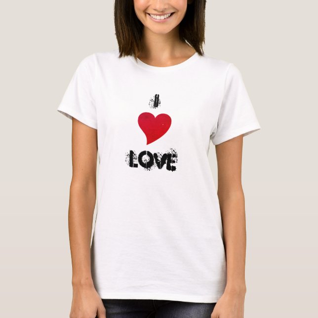 Camiseta I Heart Love T-Shirt (Frente)