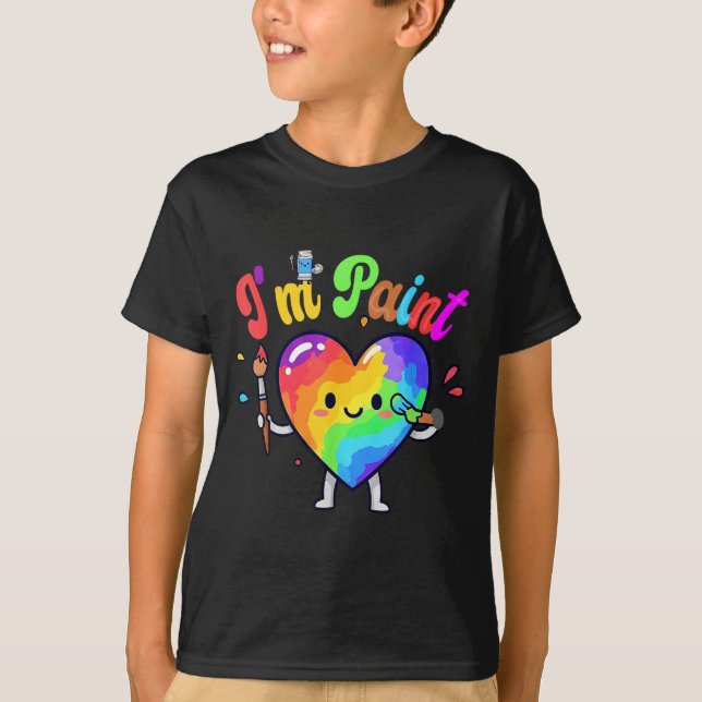 Camiseta I Heart Love To Finger I'm Paint Cute Couple Valen (Frente)