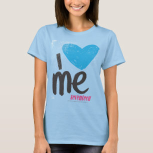 Camiseta I Heart Me Aqua